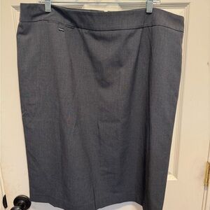 Calvin Klein Charcoal Pencil Skirt